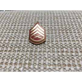 USMC E-6 STAFF SERGEANT RANK HAT PIN