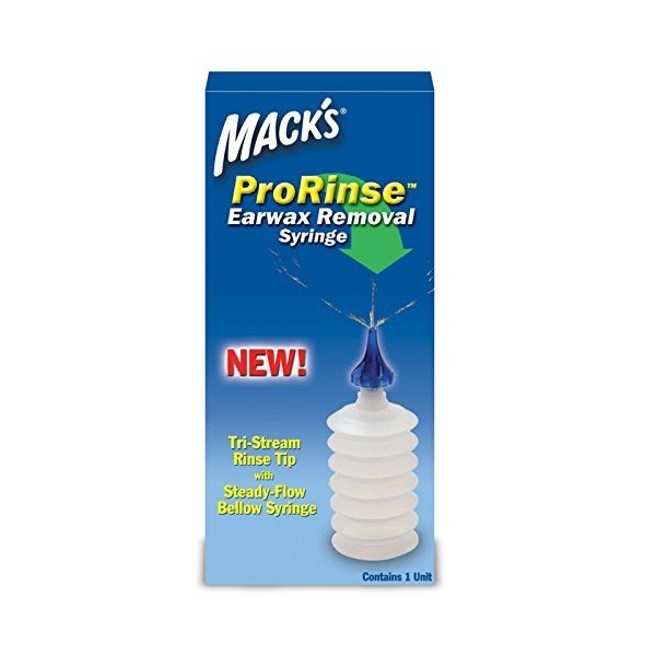 Macks Prorinse Earwax Removal Syringe (Pack of 3)