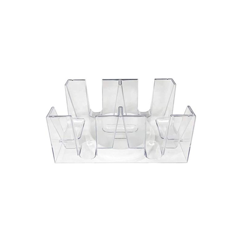 Merz67 LLC (2 or 6) Deck Revolving Rotating Canasta Playing