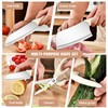 Kitchen Knife Set, 6-Piece Professional Chef Knife Set with Block,