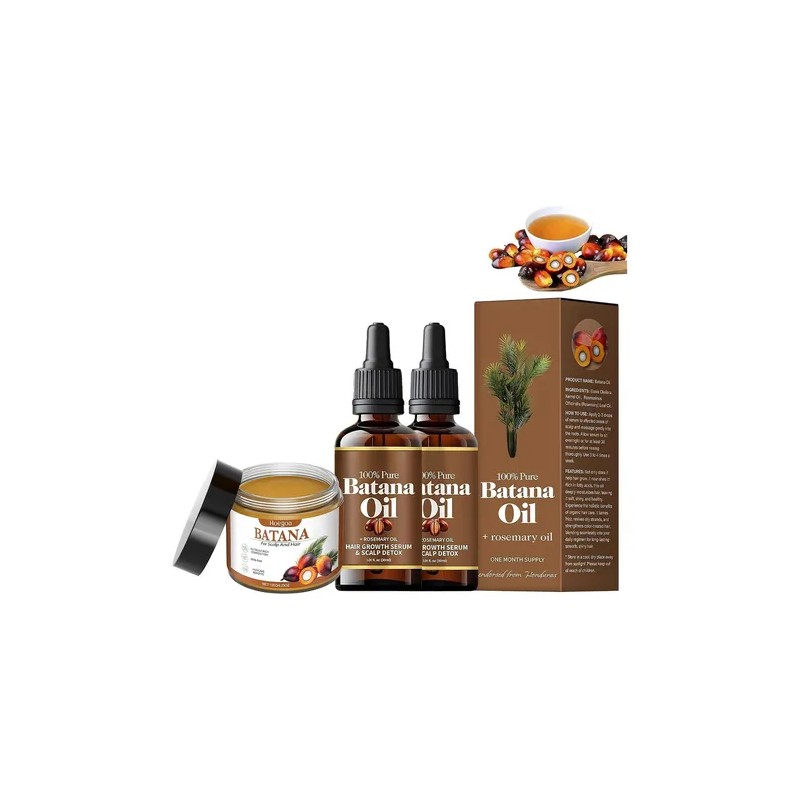 3pcs Aceite De Batana,mejora El Brillo Del Cabello Y La
