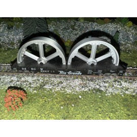 Miles Of Smiles Prints 1:87 HO Scale Train Flywheel Flatbed Load
