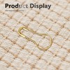LE-stone 1000Pcs Safety Pin Metal Bulb Gourd Pins Pear Shaped