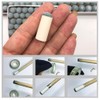 Wanfoou Cue Tips Replacements, 50 Pcs Billiard Cue Tips Replacement