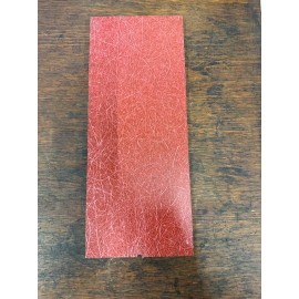 GPO3 Electrical Red Fiberglass Sheet 3/8 thick 13.5 in x 5.5 in insulator board