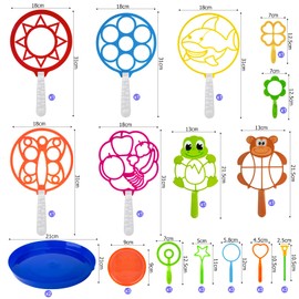 27 Piece Large Soap Bubbles Set Children Colourful Soap Bubbles Toy Bubble Gifts Giant Soap Bubbles for Summer Outdoor Children Birthday Parties Wedding