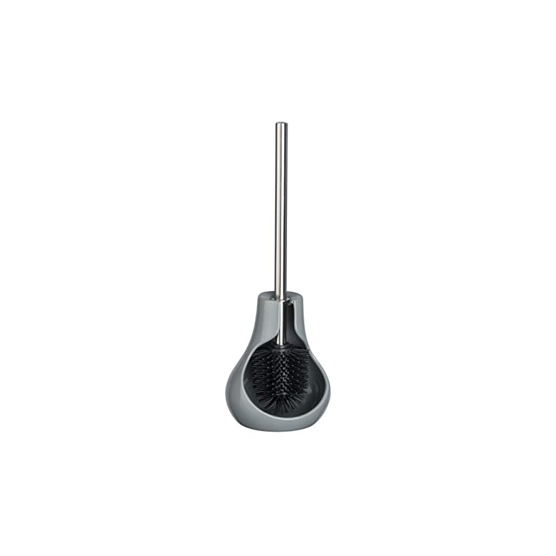 Wenko Drop Neo Ceramic Toilet Brush and Holder, 13.5 x