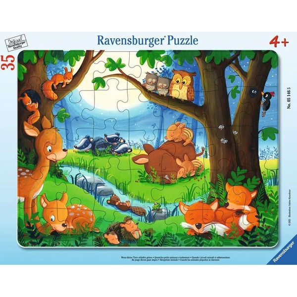Ravensburger Children's Puzzle - 05146 When Small Animals Go to
