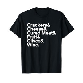 Charcuterie Board Shirt Cheese Lover Foodie Ampersand List T-Shirt