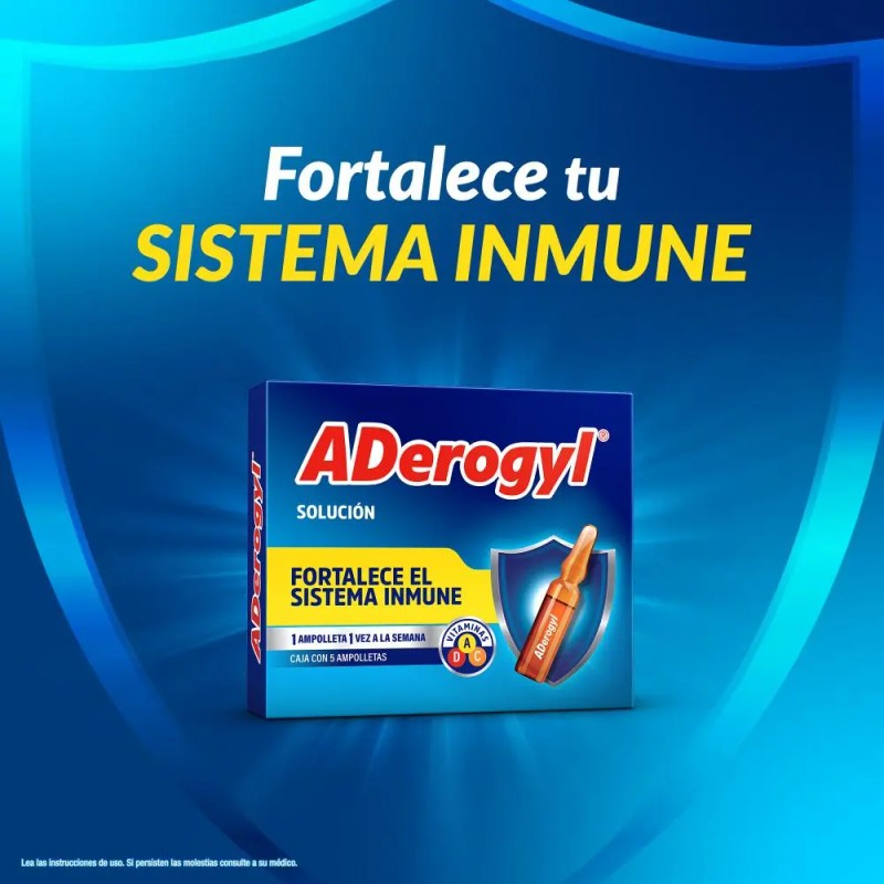 Aderogyl Multivitamínico Ampolletas Vitaminas Fortalece Sistema Inmune Refuerza Tus Defensas