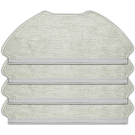 Paquete de 4 almohadillas para orejas de repuesto T20+ compatibles con Airrobo T20+ robot aspirador, paños de repuesto lavables, kit de accesorios para mopa
