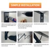 4 Pack Heavy Duty Closet Shelf & Rod Brackets,Closet Rod