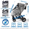 Stroller Rain Cover,Universal Stroller Accessory,Waterproof,Windproof Protection,Protect from Dust Snow,Baby Travel