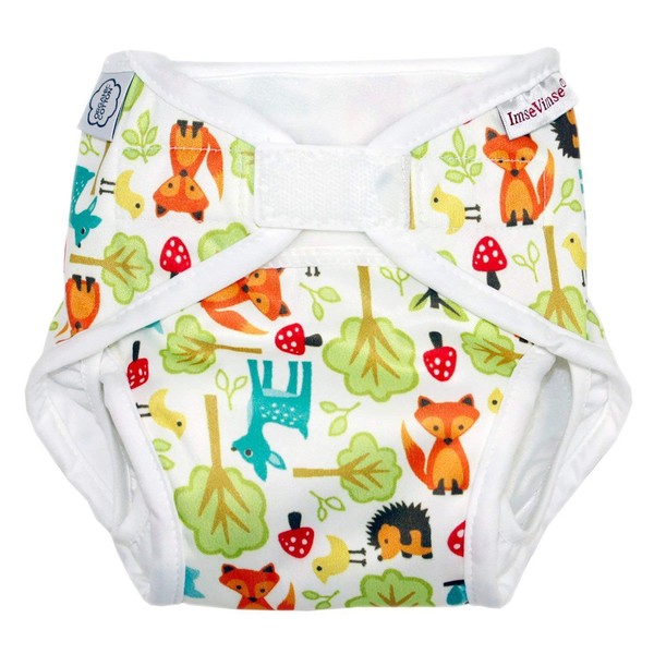 ImseVimse Organic All in One Reusable Cloth Diaper (Woodland, P