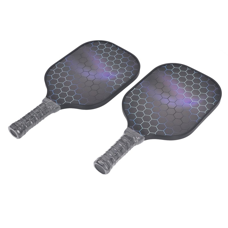 2PCS Pickleball Paddles Set Fiberglass Lightweight Pickle Ball Rackets with