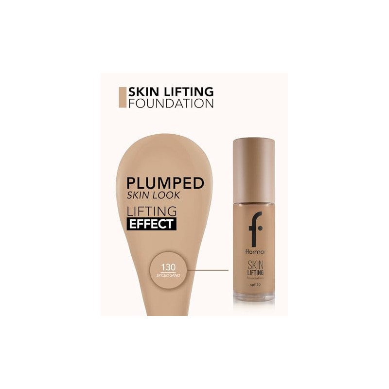 Flormar Skin Lifting Foundation Natural Moisturising and Firming Makeup No.