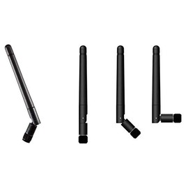 RF Outlet WiFi Antenna 2.4 GHz Mini Profile for WiFi, Wimax and Bluetooth SMA Male/FME Female/RP SMA Plug (RP SMA Plug)