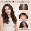 Hair Toppers for Women Thinning Hair Topper Hairpiece Curtain Bangs