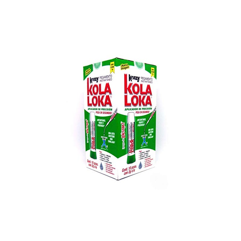 Kolaloka - Pegamento Instantaneo Kolaloka K-1 Verde 2 Gms. C/10