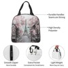 JIMOWANG Oil Painting Paris Portable Lunch Bag Compact Tote Bag