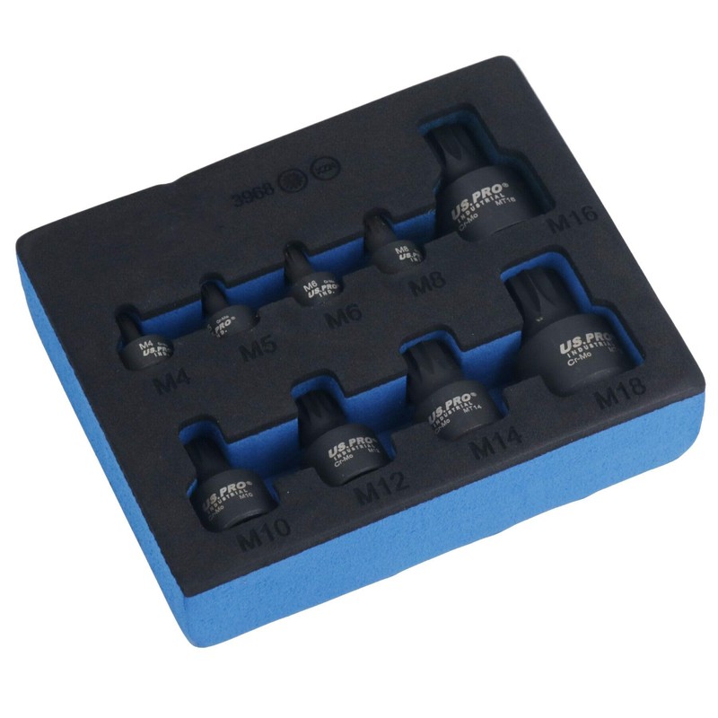 Stubby Impact XZN Spline Triple Square Male Sockets M4 –