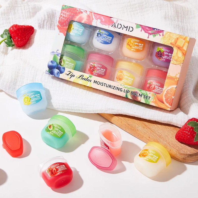 Balsamo Labial Pomada Frutas Aroma Hidratante Mix Sabores