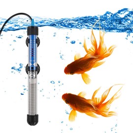 Mylivell Aquarium Heater Adjustable Submersible Fish Tank Heater Small Aquarium Heater Mini Fish Betta Turtle Tank Heater Thermostat 50W for 10-25 Gallon Suitable for Saltwater and Freshwater