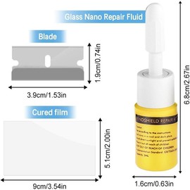 Car Windshield Repair Kit, 2 Counts/set Car Windshield Crack Repair Kit, Quick Repair Chip Crack Repair Kit, Professional Car Body Repair Tool