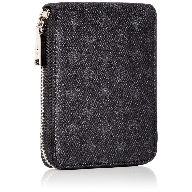 Patrick Cox PLAID KINGS Folding Wallet with Round Zipper, Coin
