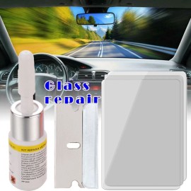 Gearzaar 5Pack Auto Glass Nano Repair Fluid Car Windshield Resin Crack Tool Kit Crack Oph
