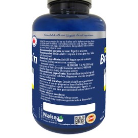Naka Platinum Bromelain, Extra Strength 500mg, Delayed Release, Digestive Enzyme for Men & Women from Pineapple, Made in Canada (120+30 FREE vcaps)