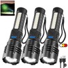 3Pack Rechargeable Flashlights, 7Mode Flashlights High Lumens, Super Bright LED
