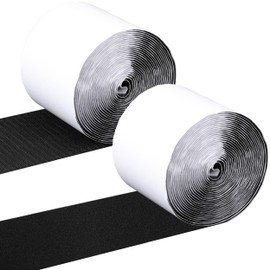 LuBanSir Hook and Loop Tape, 4" x 20Feet Wide Hook and Loop Strips with Adhesive for Keep Couch Cushion Sofa Carpet to Prevent Sliding or Blowing