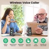 2-Way Intercom 1000 m, Upgraded One-Touch Calling Smart Voice Intercom