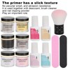 Nail Dipping Powder Set Nail Art Powder Top Base Coat