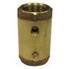 Campbell 1" Spring Check Valve with Taps, Low Lead Brass,