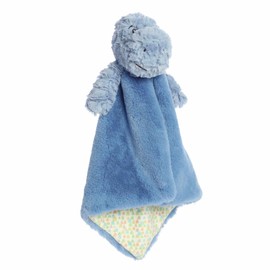 Aurora® Snuggly Softiesaurus™ Theo T-Rex Luvster™ Baby Stuffed Animal - Soft & Cuddly Toy for Bedtime Comfort - Perfect for Nursery Decor, Playtime, and Gifts - Blue 16 Inches