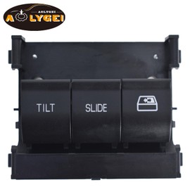 AOLYGEI F17 Overhead Console Switch Replacement for 2011-2017 Ford F150 F250 F350 F450 F550 - Rear Sliding Window and Sunroof Switch - Replaces 9L3Z-15B691-DA, 71712