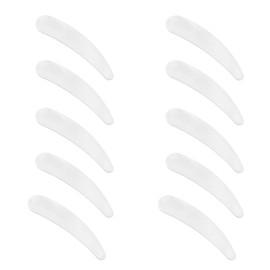 Scoop for Cream Spatula, 10 Pieces Make-Up Curved Spatula, Spatula Cosmetics, Cosmetic Mask Scoop, Mini Cosmetic Spatula