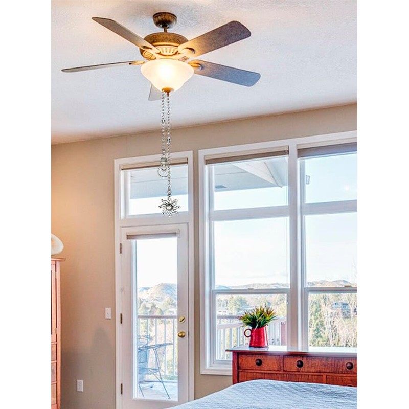 160-inch Ceiling Fan Pull Chain, Rustproof 3mm Pull Chain Extension