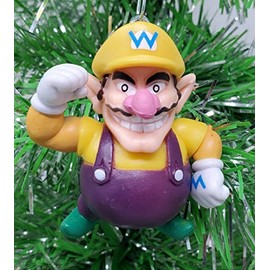 Mario Brothers Wario Ornament (Unique Shatterproof Design)