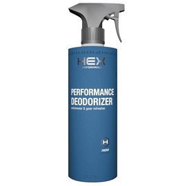 HEX Performance Deodorizing Spray, Fresh, 22oz - Awesome for Shoes, Gear, Activewear & Fabrics, Yoga Mats & Gym Equipment, Carpet, Pets, Odor Eliminator & Fabric Refresher Spray