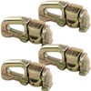 Aluminum Track Tiedown Fitting 6,500 lb Capacity - Tiedowns 4-Pack