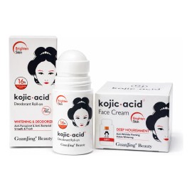 Kit Crema Facial Desodorante Aclarate Ácido Kójico Manchas