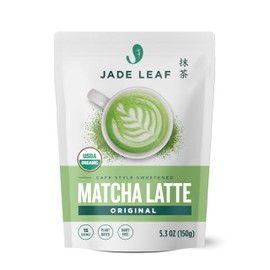 Jade Leaf Matcha Organic Premium Ceremonial Grade Matcha Green Tea Powder - Japanese - Culinary, Ingredient, Ceremonial Barista Teahouse, Latte, Collagen, 5.3 Ounce (Pack of 1), Matcha Latte