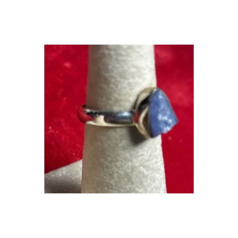 Natural Creations Sterling silver ring size 7 Tanzanite Raw
