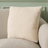 SAFAVIEH Layla Throw Pillow, 18" L x 18" W, Natural
