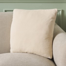 SAFAVIEH Layla Throw Pillow, 18" L x 18" W, Natural