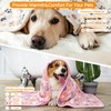 1 Pack 3 Blankets Soft Fluffy Pet Flannel Blanket(Cute Paw,30”×20”)