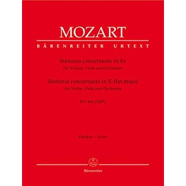 Sinfonia concertante for Violin, Viola and Orchestra in E-flat major K.364 (Full Score)